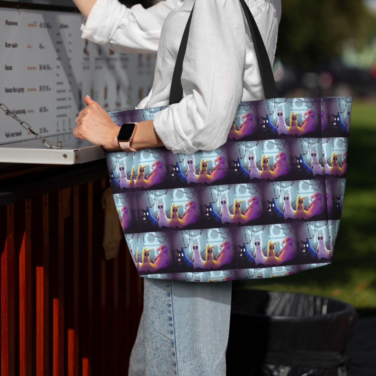Yoga Fitness World - Slugcat Rain World Game Beach Tote