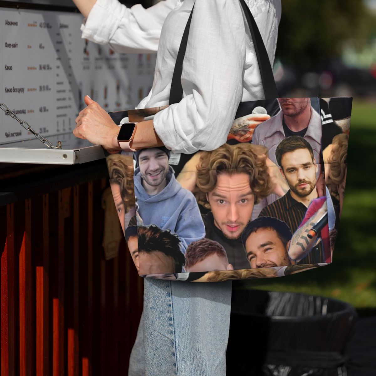 Yoga Fitness Gym Photos - Liam Payne Photo Collage Beach Tote