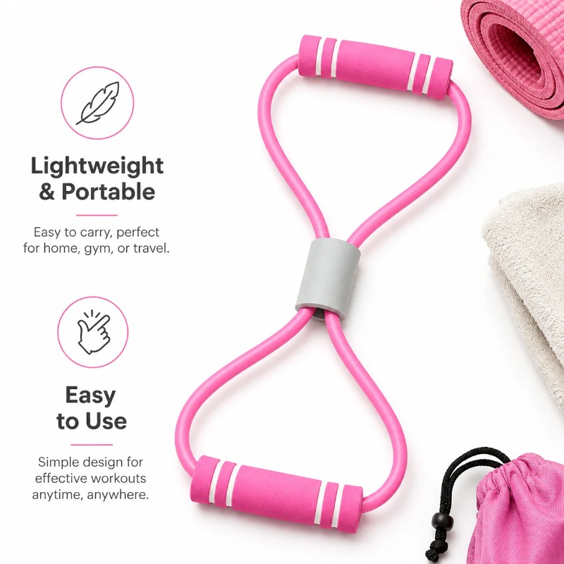 Resistance Bands with Foam Spo - đánh giá và giá Yoga Fitness At Home