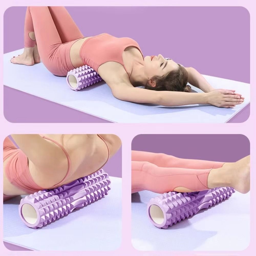 EVA Foam Fitness Back Roll Tri - đánh giá và giá Foam Roller