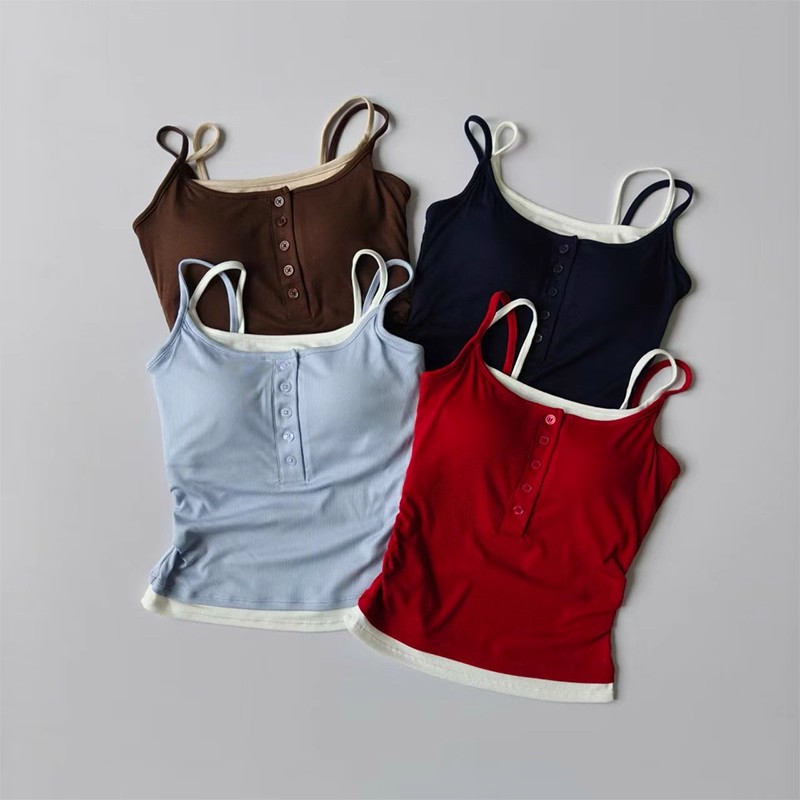 Color-Block Faux Two-Piece Spo - đánh giá và giá Yoga Blocks