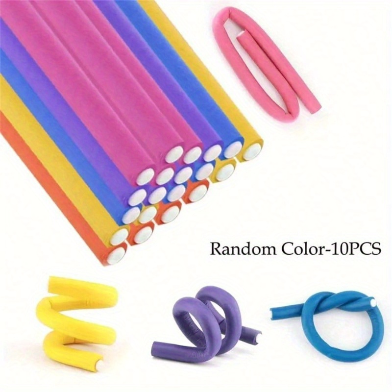10pc Flexible Heatless Hair Ro - đánh giá và giá Foam Roller