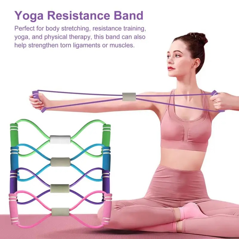Fitness Resistance Band with H - đánh giá và giá Figure 8 Resistance Band