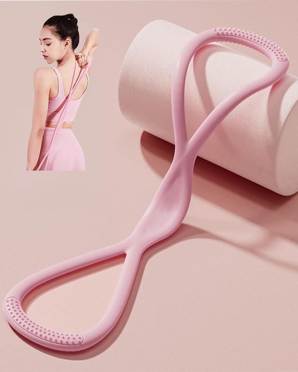 Figure-8 Yoga Resistance Band, - đánh giá và giá Figure 8 Resistance Band