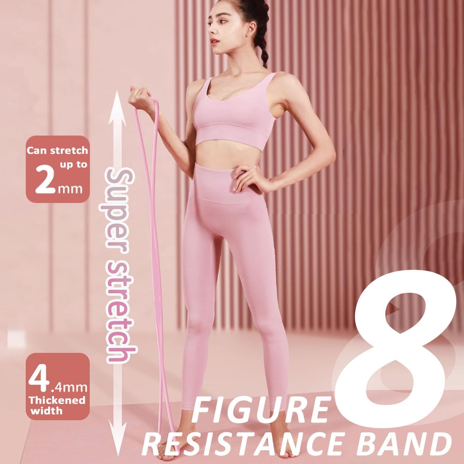 Figure-8 Yoga Resistance Band, - đánh giá và giá Figure 8 Resistance Band
