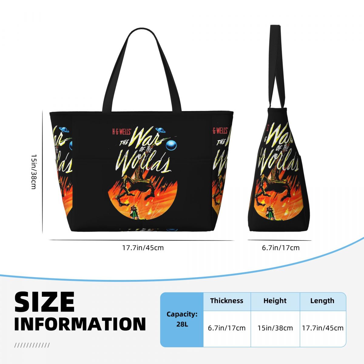 War Of The Worlds Beach Tote B - đánh giá và giá Yoga Fitness World