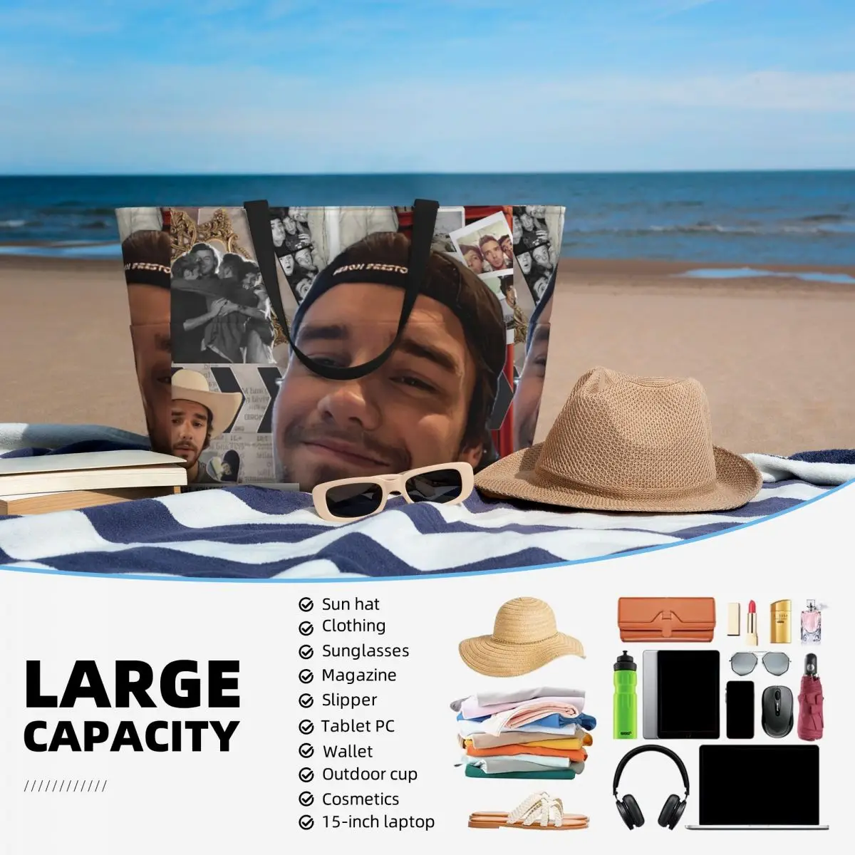 Liam Payne Photo Collage Beach - đánh giá và giá Yoga Fitness Gym Photos