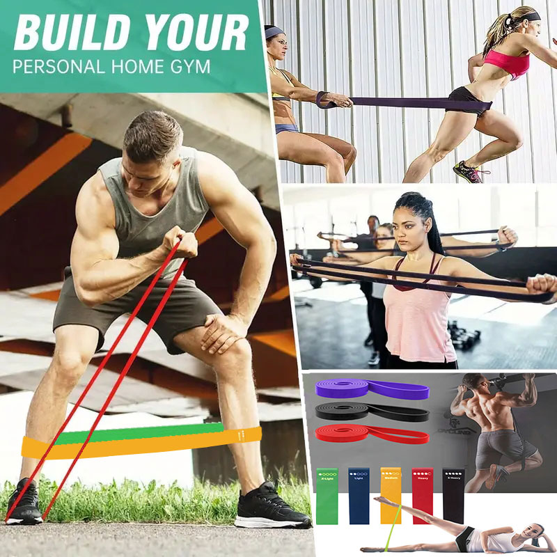 8pcs Latex Tension Band Yoga F - đánh giá và giá Figure 8 Resistance Band