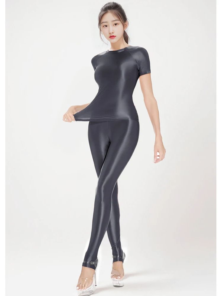 M-XL Glossy Shiny Elastic Shor - đánh giá và giá Yoga Fitness Fit Club
