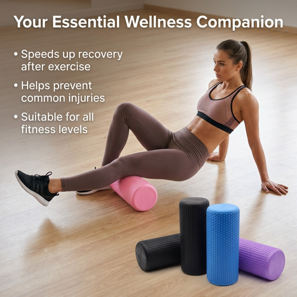 30/45CM Yoga Foam Roller High- - đánh giá và giá Yoga Fitness World