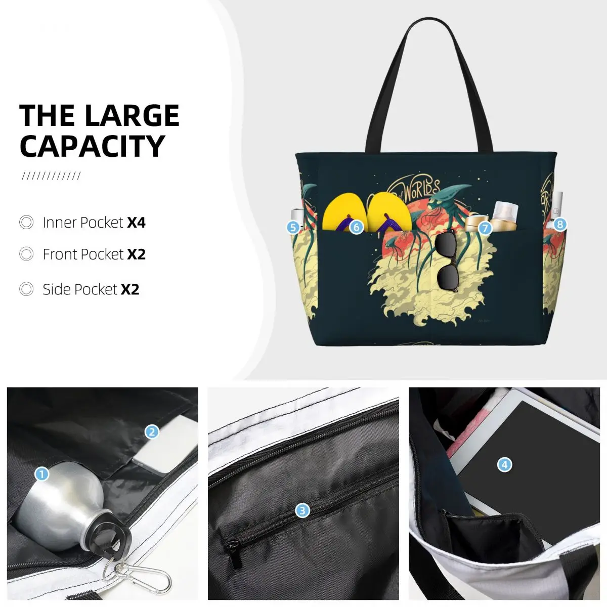 War Of The Worlds Beach Tote B - đánh giá và giá Yoga Fitness World