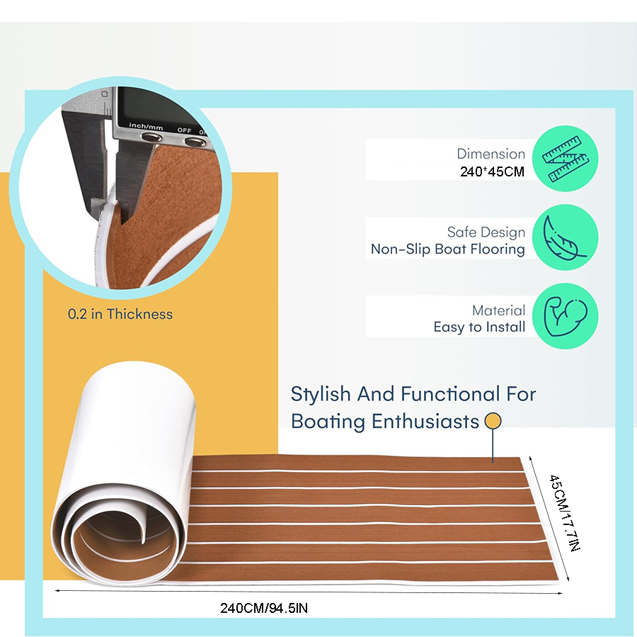 EVA Foam Boat Flooring Decking - đánh giá và giá Foam Roller