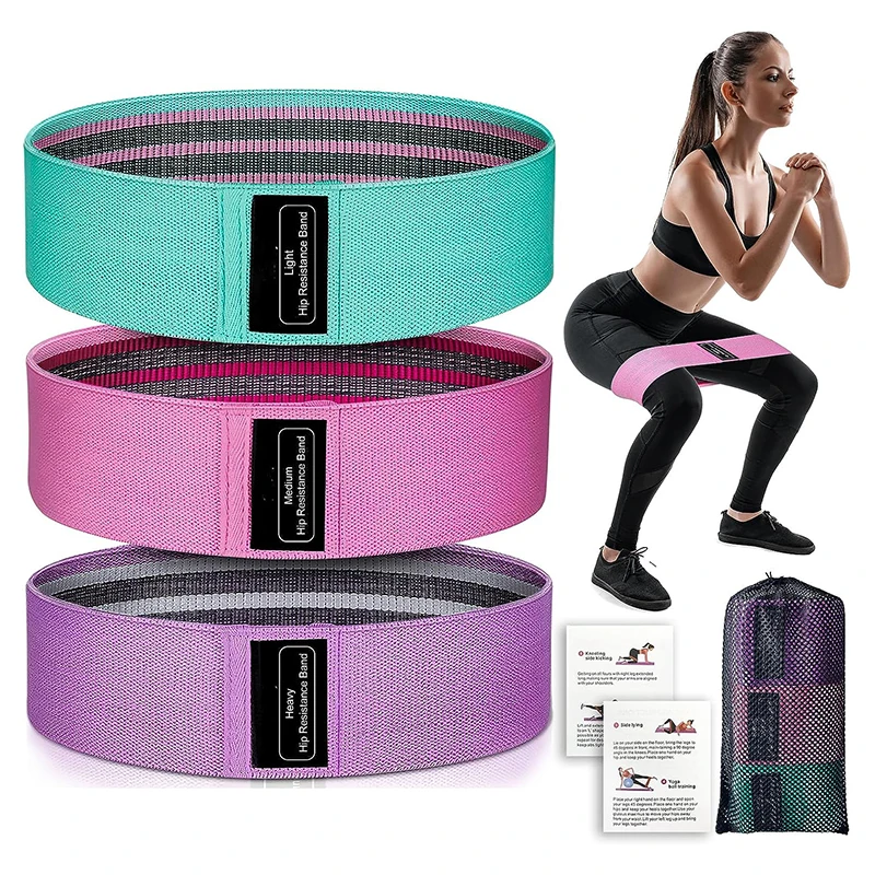 1/3Pcs Resistance Bands Squat  - đánh giá và giá Yoga Fitness At Home