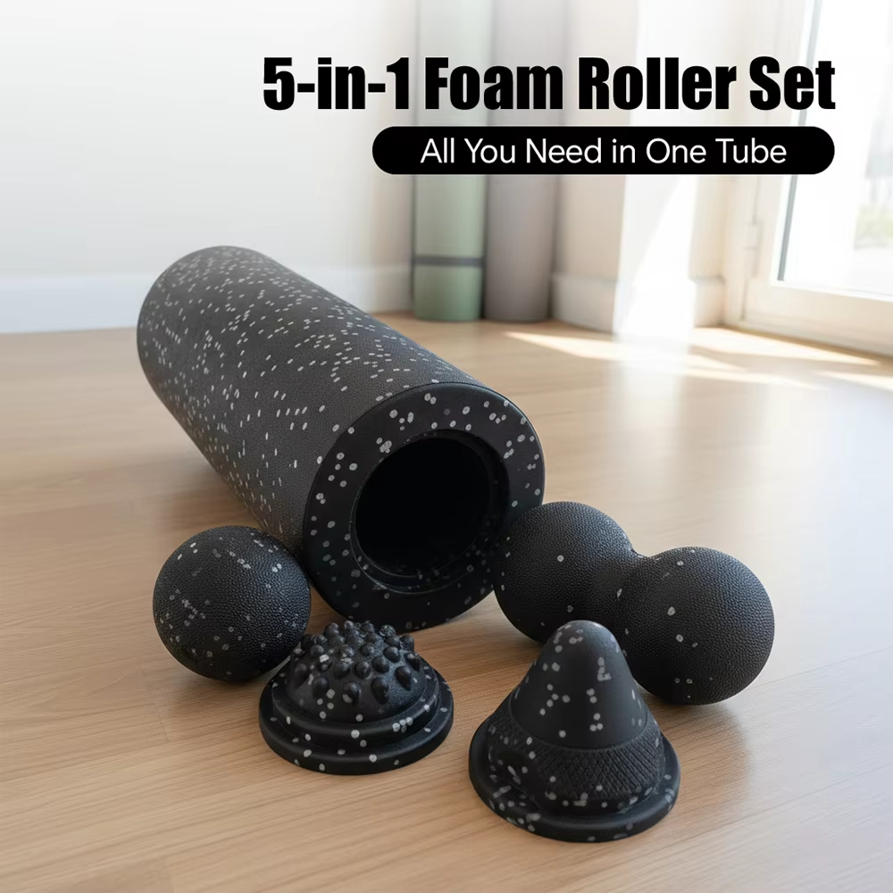 5-in-1 Fascia Roller Set Muscl - đánh giá và giá Foam Roller